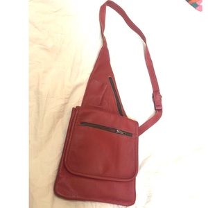 Locally made Leather Bag NWOT